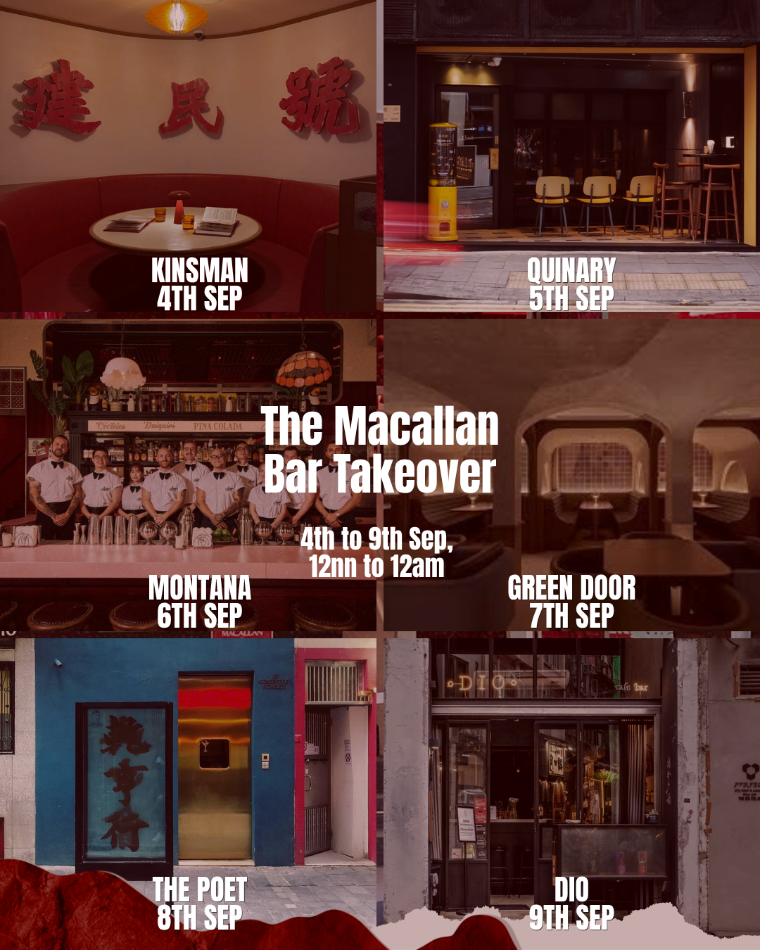 Daily Guest Bar Lineup Poster
