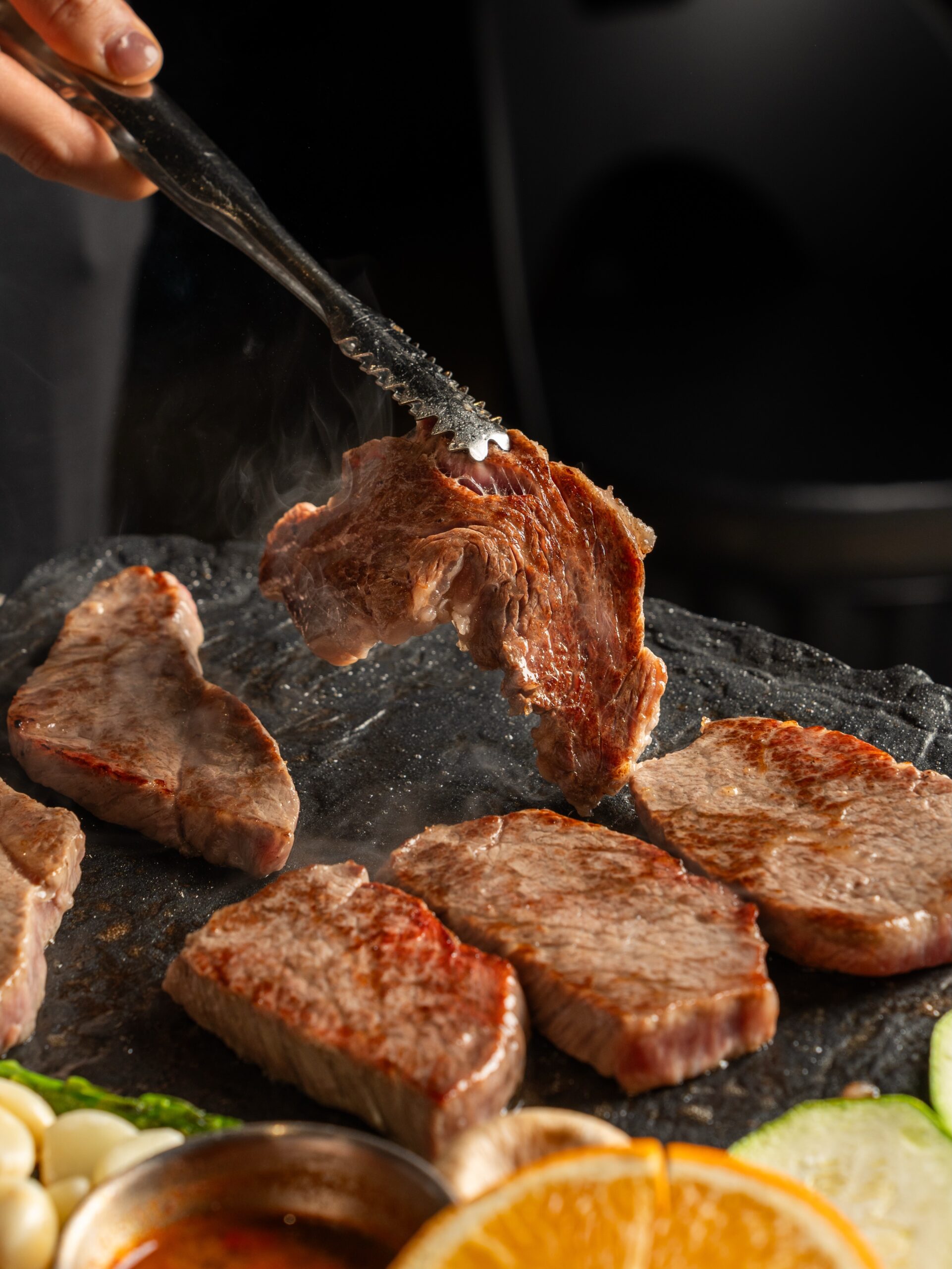 Jeju Black Volcanic Stone Grilled Beef
